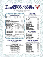 Jimmy Jones Locker menu