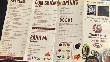 Titan's Pho Asian Bistro food