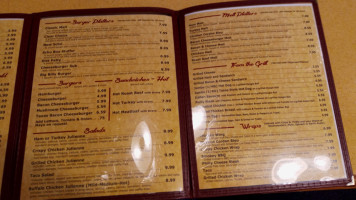 Billy Schu's Food menu