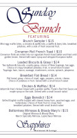 Sapphires Lounge At Doubletree By Hilton Jefferson City menu