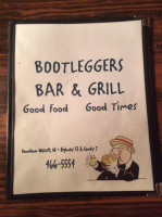 Bootlegger's Grill menu