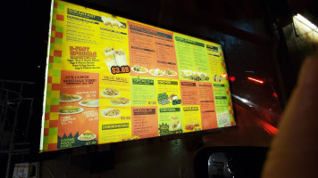 Memo's Mexican menu