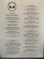 Providence Eatery menu