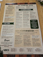 Crestline Cafe menu