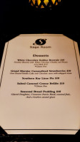 Sage Room menu