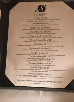 Sage Room menu