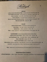 The Creek House Grill menu