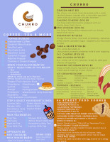 Churro Nest menu