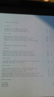 Vespertine menu