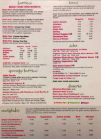 The Green Enchilada menu