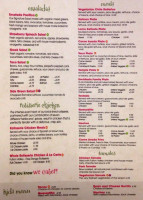 The Green Enchilada menu