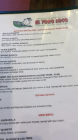 El Toro Loco menu