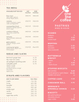 One Line Coffee-franklinton menu