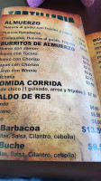 Tortilleria Crystal menu