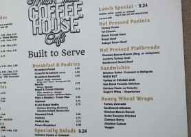 Main Street Coffee House menu