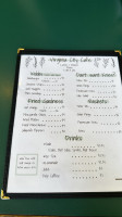 Virginia City Cafe menu