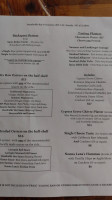 Humboldt Bay Provisions menu