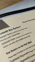 Humboldt Bay Provisions menu