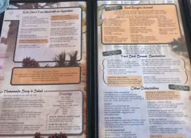 Cross Country Grill menu