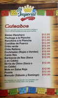 La Imperial Taqueria menu