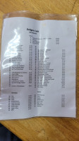 Boligee Cafe menu