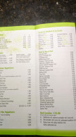 Asian Gourmet menu