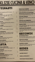 Delizie Cucina Vino menu