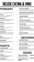 Delizie Cucina Vino menu