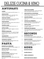Delizie Cucina Vino menu