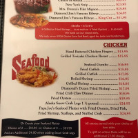 Diamond Jim's And Mrs. Donna's Livingston menu