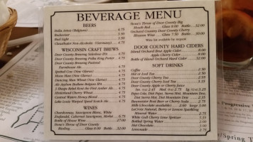 White Gull Inn menu