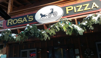 Rosa's Pizza outside