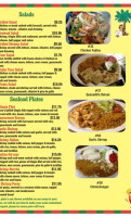 Mexican menu