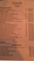 Pintxopote menu