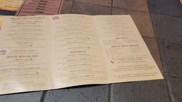 Sin Of Cortez menu