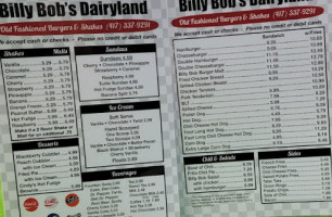 Billy Bob's Dairy Land inside