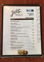 Jack's menu