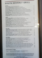 South Beverly Grill menu