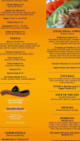 Los Amigos menu