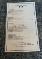 Coastal Kitchen menu