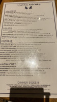 Coastal Kitchen menu