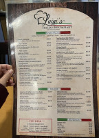 Luigi's Italian Elgin,texas menu