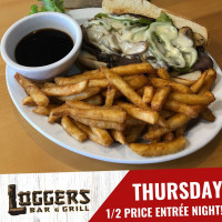 Loggers Grill food