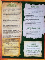 The Trillium Lodge menu