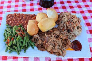 Smokin Friday Bbq food