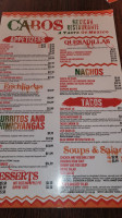 Cabos Mexican Plaquemine menu