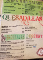 Cabos Mexican Plaquemine menu