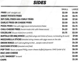 Jersey Joe's Coastside menu