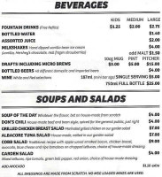 Jersey Joe's Coastside menu