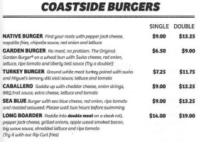 Jersey Joe's Coastside menu